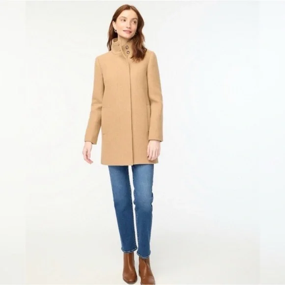 J Crew Tan Women's Coat - Picture 2 of 2